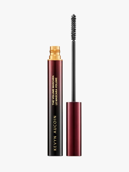 Kevyn Aucoin The Volumizing Mascara in branded component on a light gray background